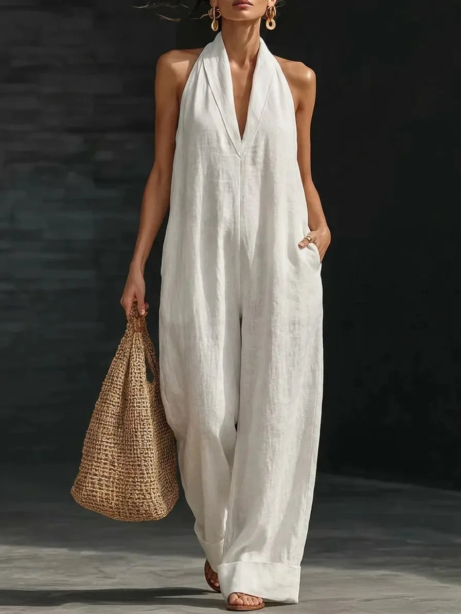 Marisol | Summer Cross-Neck Jumpsuit