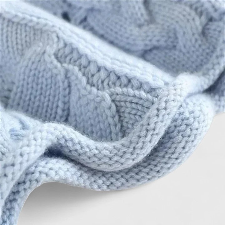 Cable-Knit Pullover Sweater