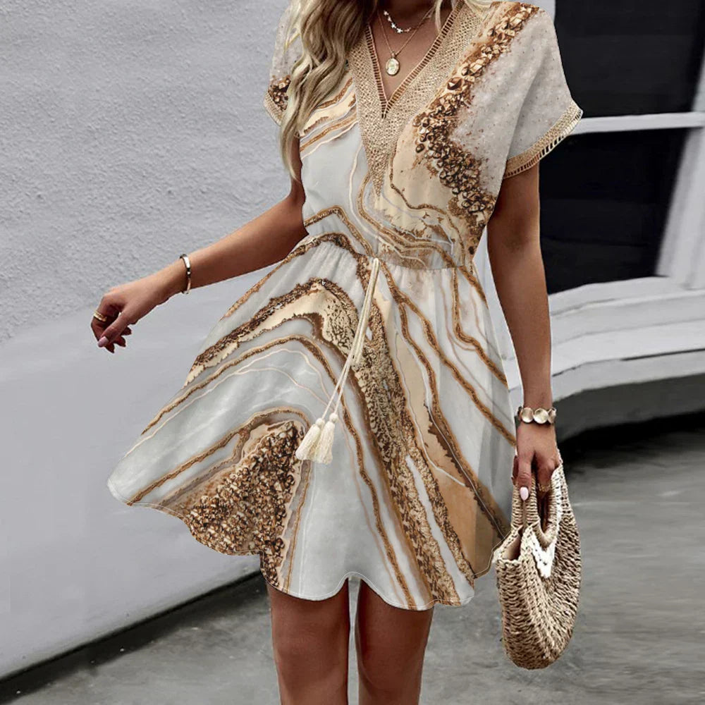 M&H | V-Neck Dress