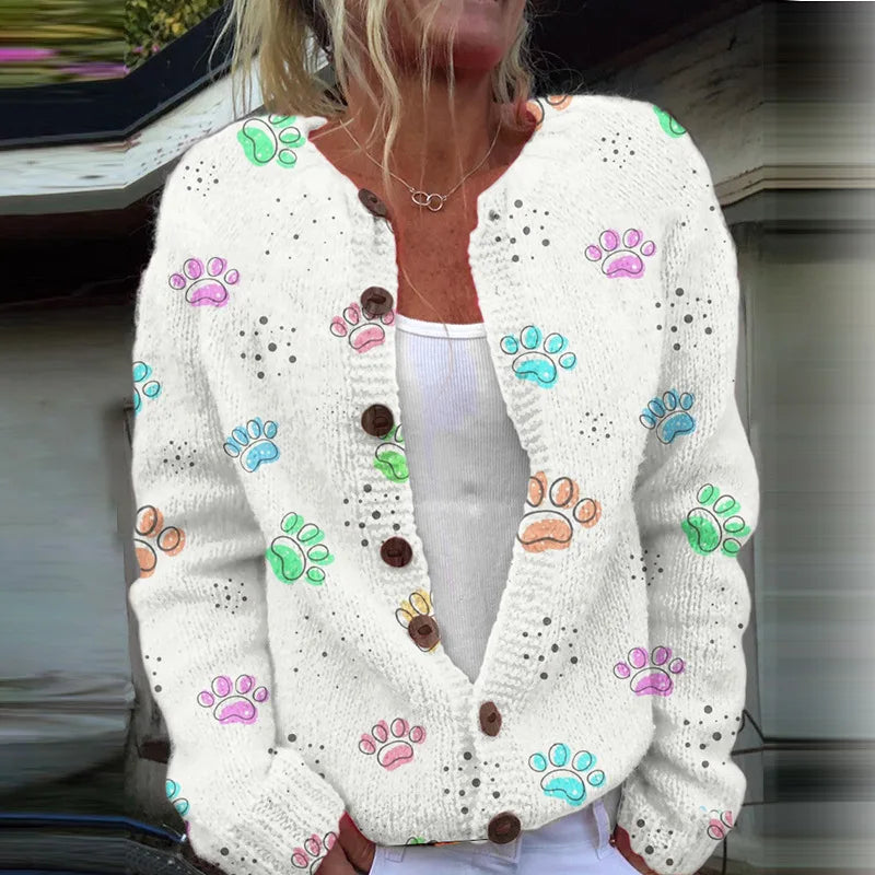 Maya | Knit Button-Front Cardigan