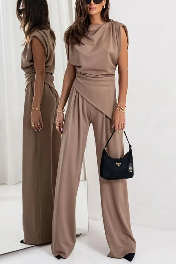 Harper | Two-Piece Set with Wide-Leg Pants