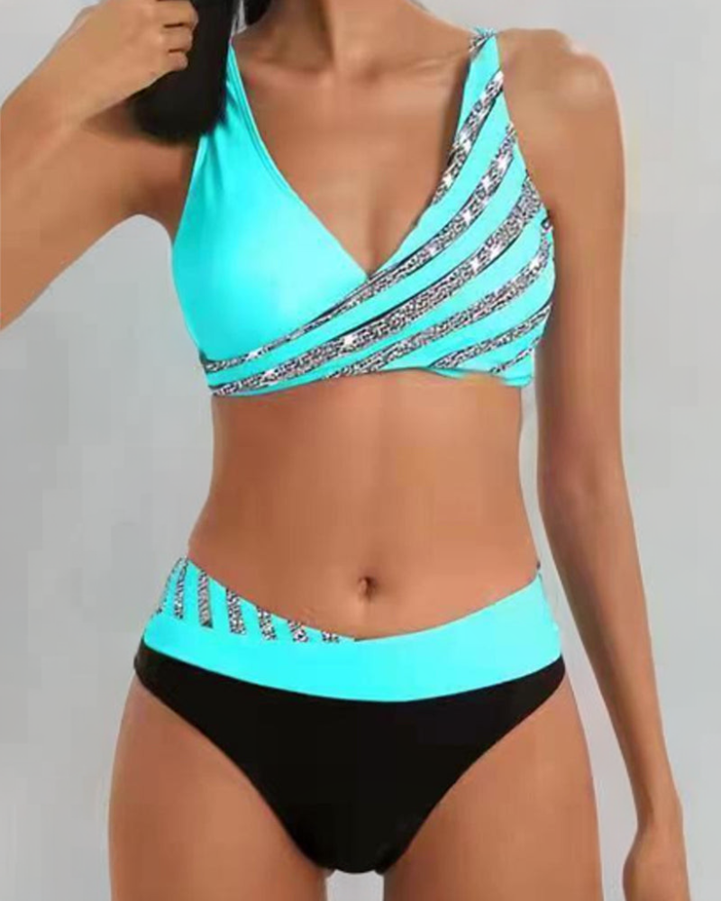 Harper | Printed Bikini in Warm Tones