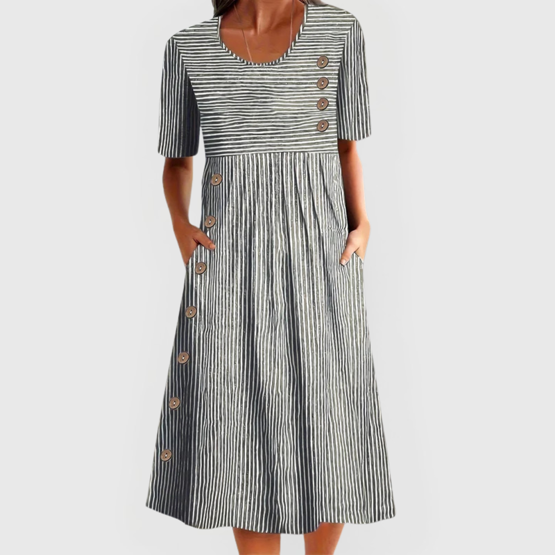 Jovie™ Striped Midi Dress