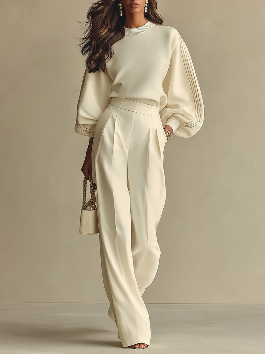 Selena – complete outfit with wide pants