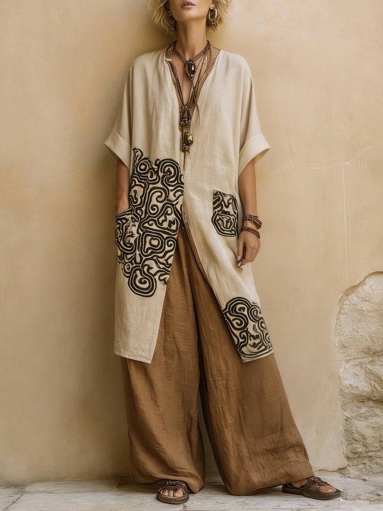 M&H | Tribal Print Three-Piece Set