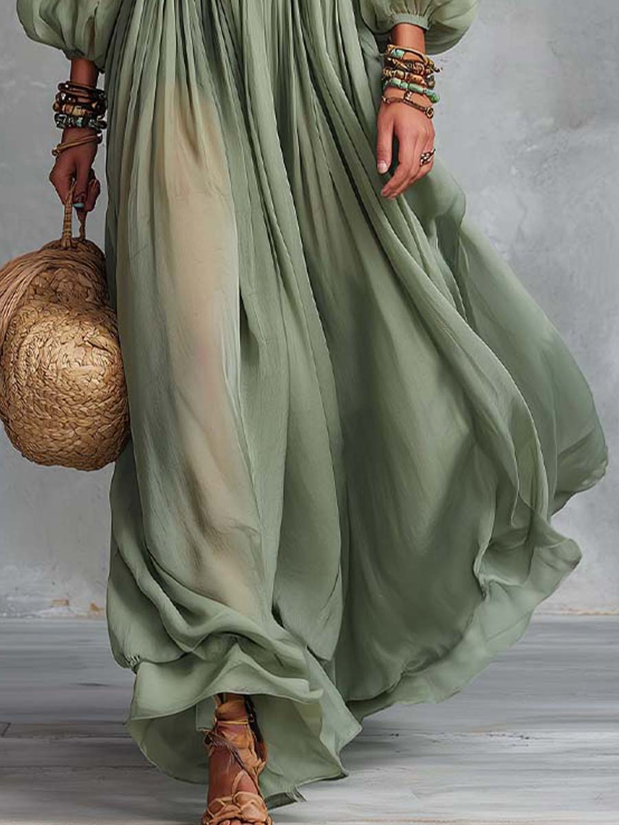M&H | Floral Print Maxi Dress