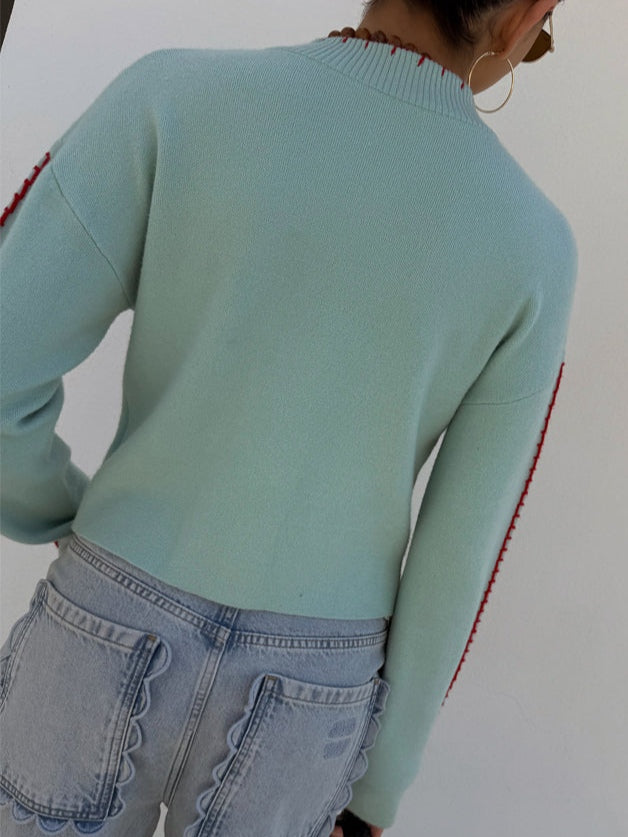 Monica | Cardigan with Octopus Motif