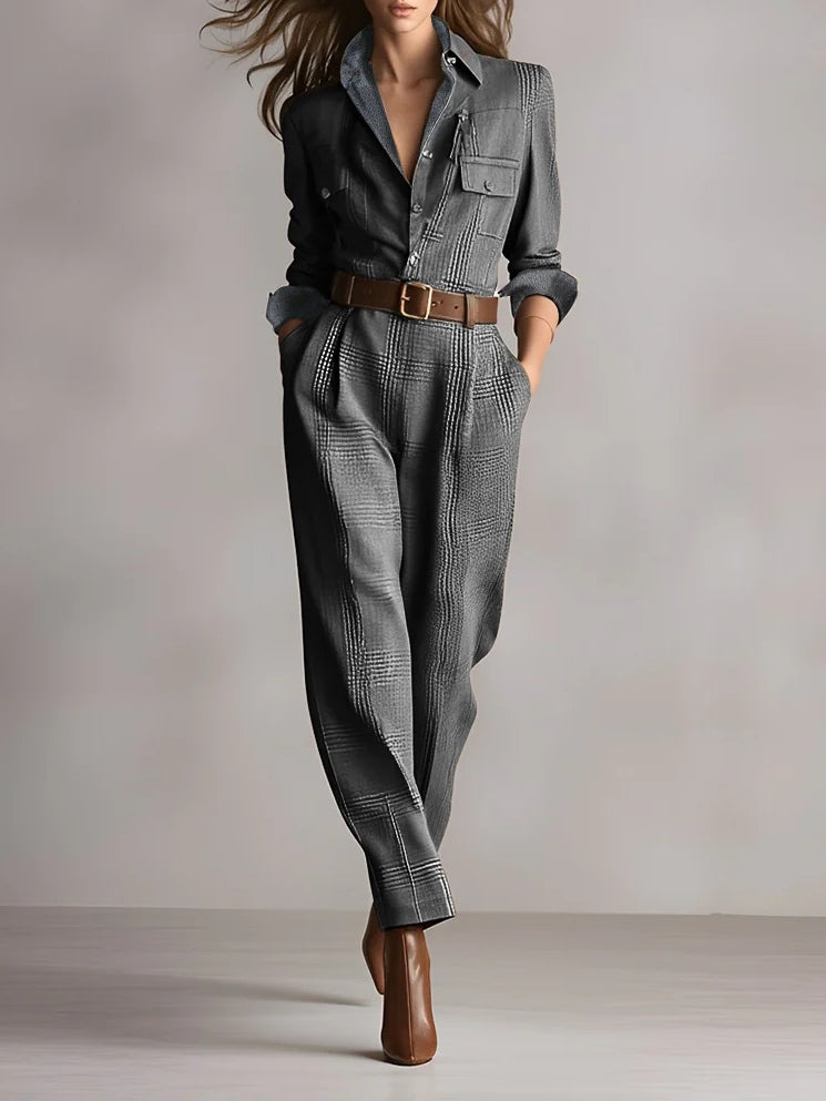 M&H | Checkered Jumpsuit