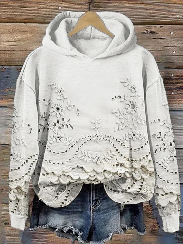 Imani | Embroidered Long-Sleeve Hoodie
