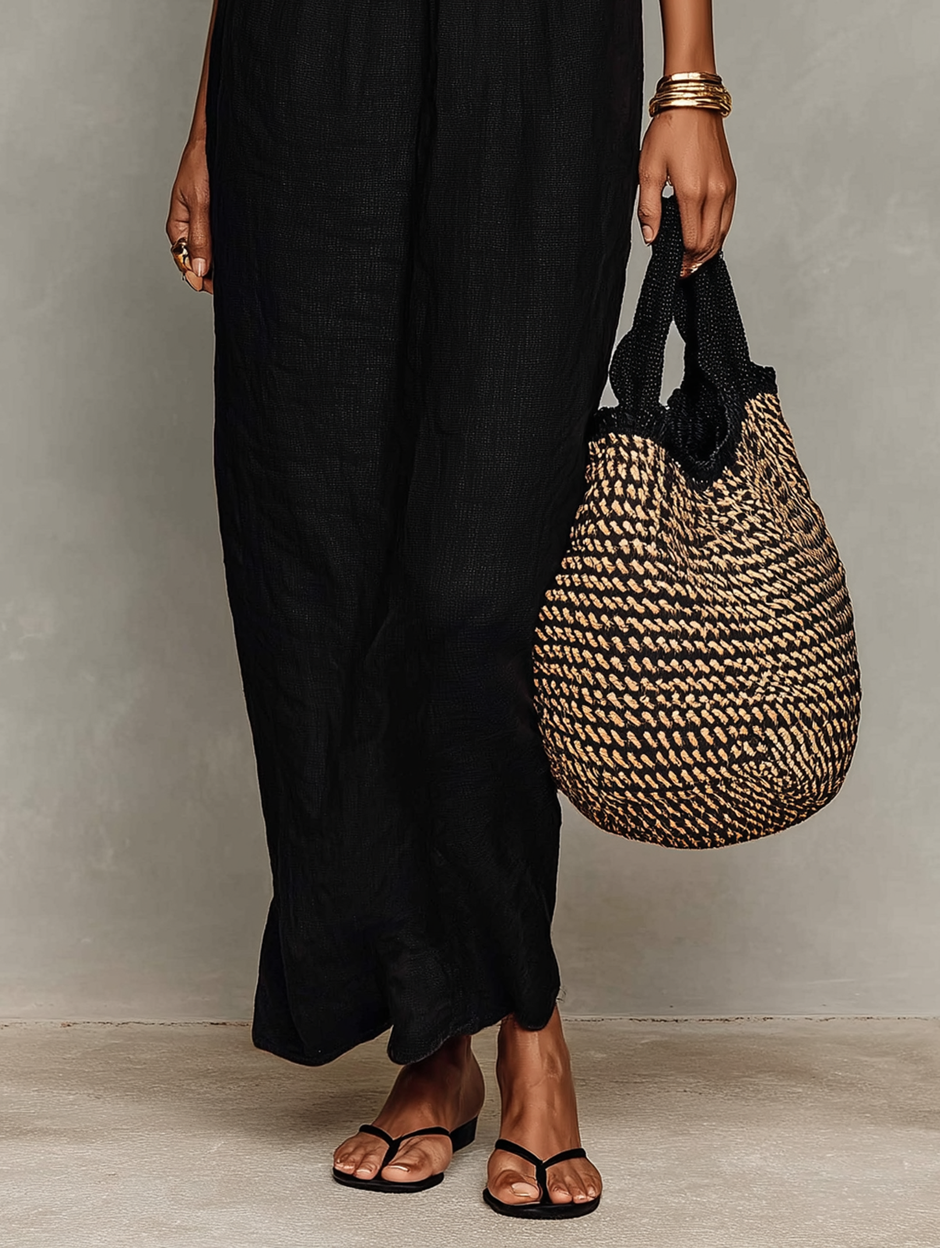 Marisol | Linen-Blend Lace Maxi Dress