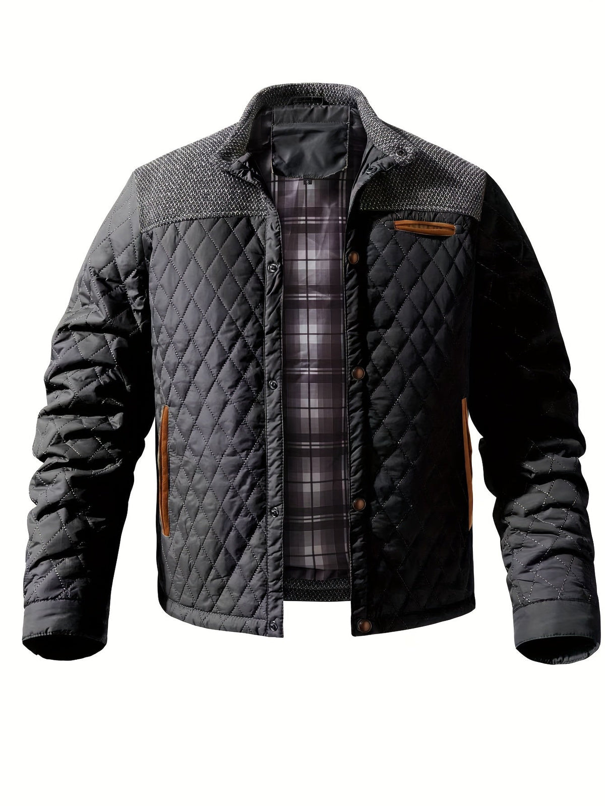 Gideon | Quilted Stand-Collar Jacket