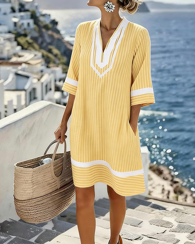 Harper | V-Neck Dress