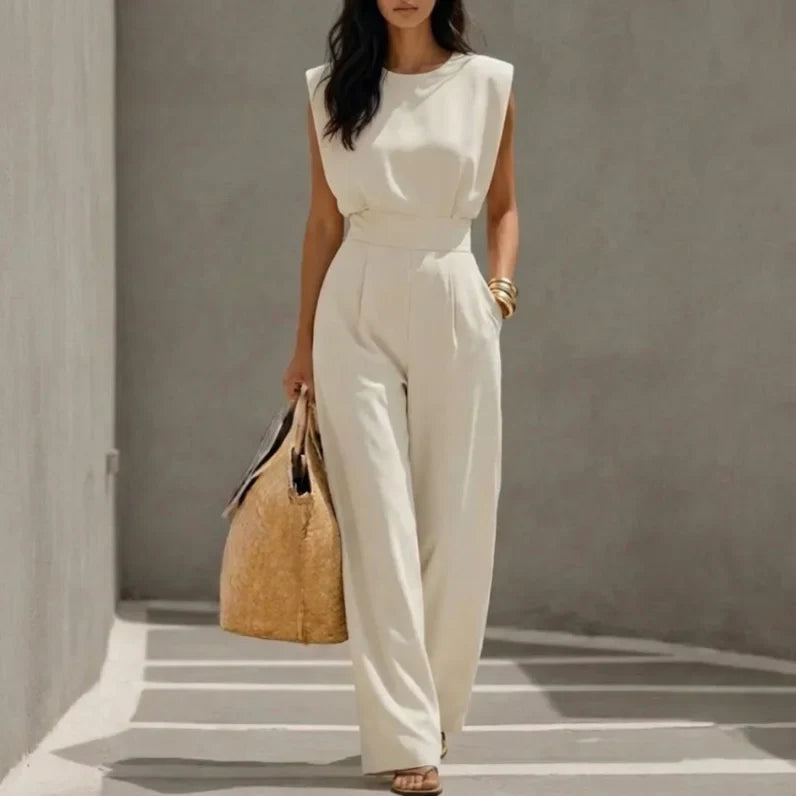 Marisol | Jumpsuit, Belted Flowing Fabric
