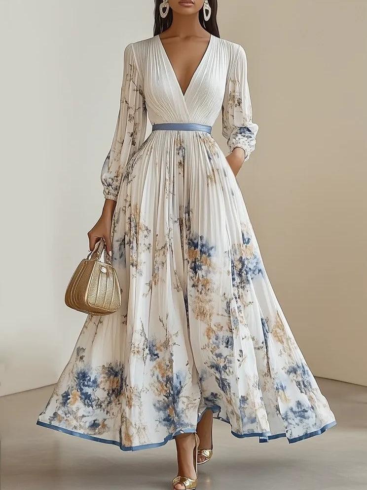 M&H | Balloon Sleeve Maxi Dress