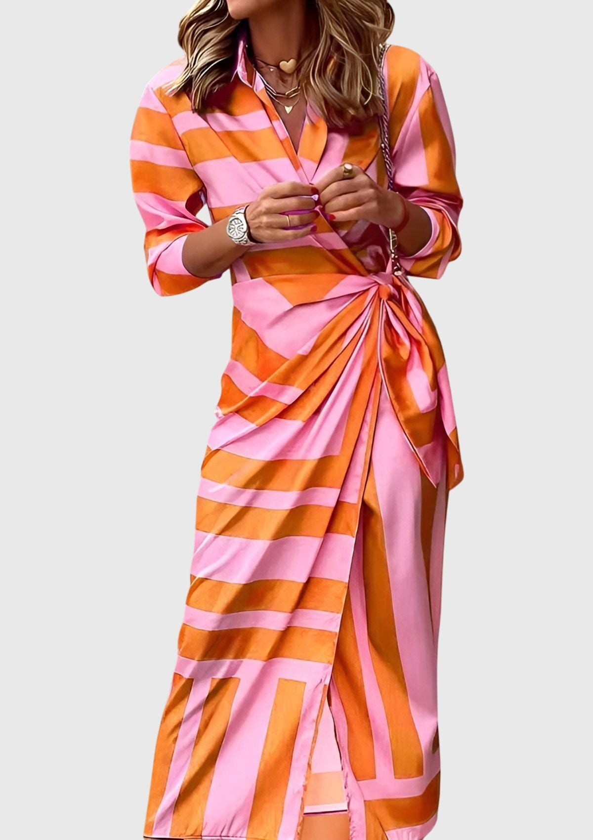 Harper | Printed Wrap Dress