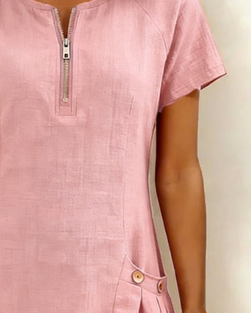 Scarlett | Cotton-Linen Dress