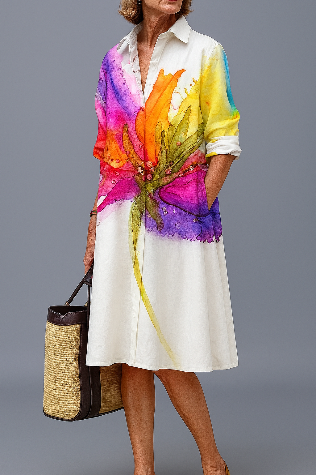 Lydia | Carefree and Stylish Midi Dress
