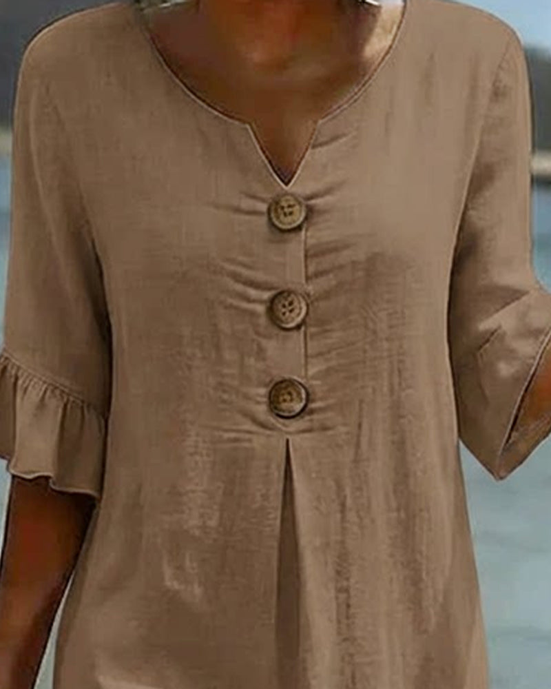 Lucía | Elegant Linen Dress