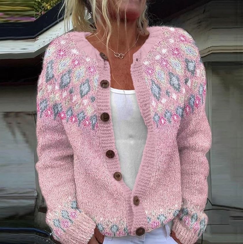 Maya | Knit Button-Front Cardigan