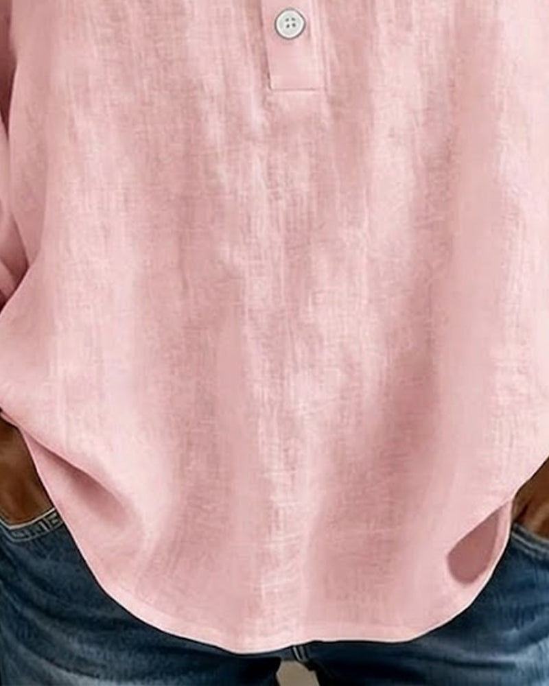 Lydia | Cotton-Linen Blouse