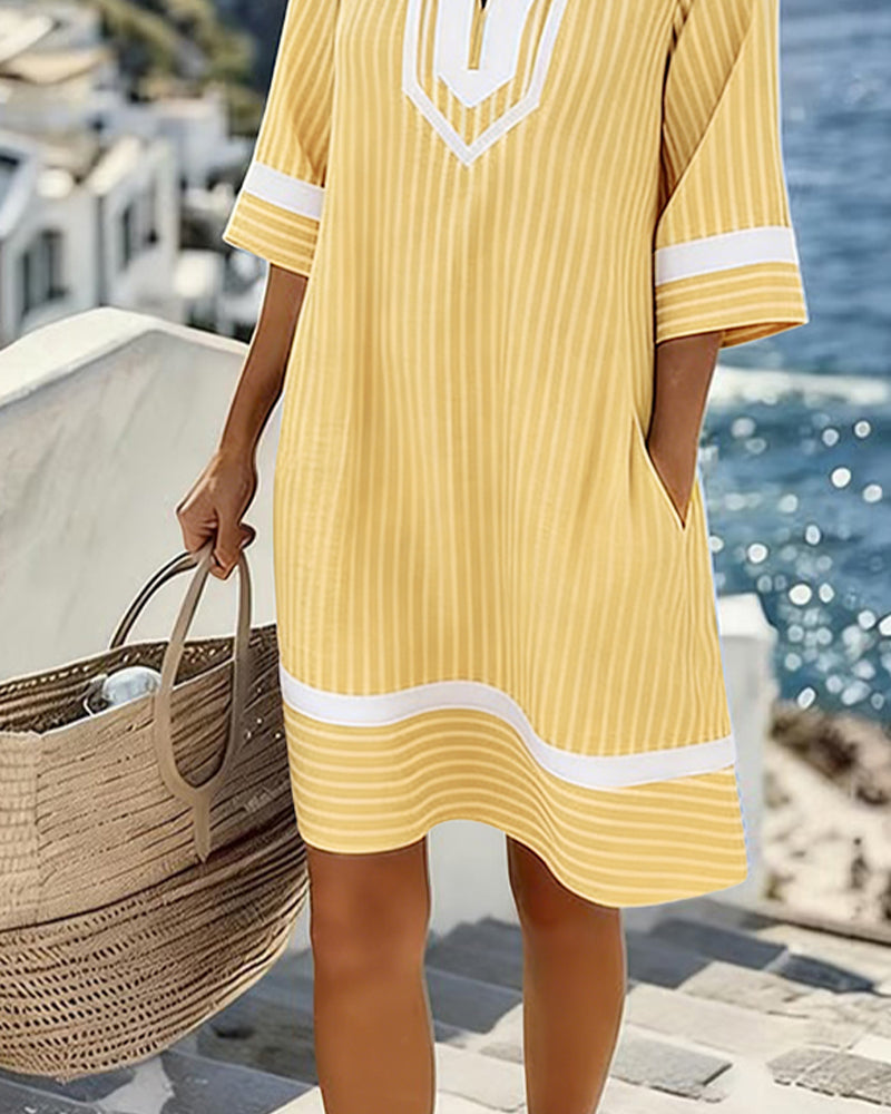 Harper | V-Neck Dress