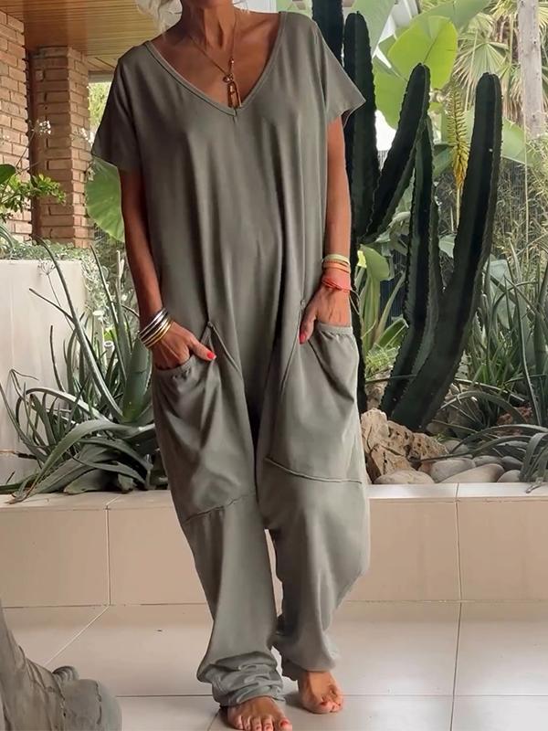 Ayla V-neck Jumpsuit