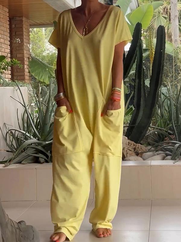 Ayla V-neck Jumpsuit