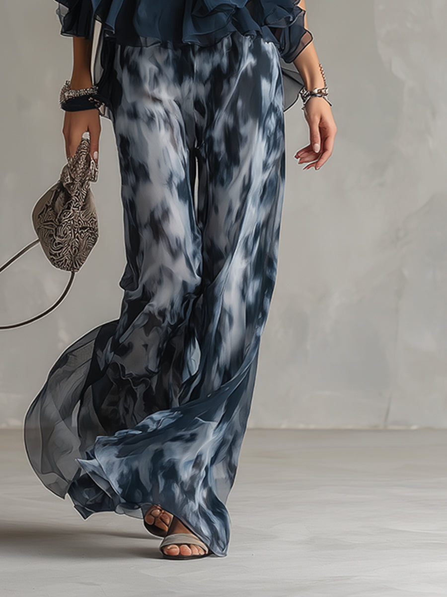 Naomi | Chiffon Two-Piece Set