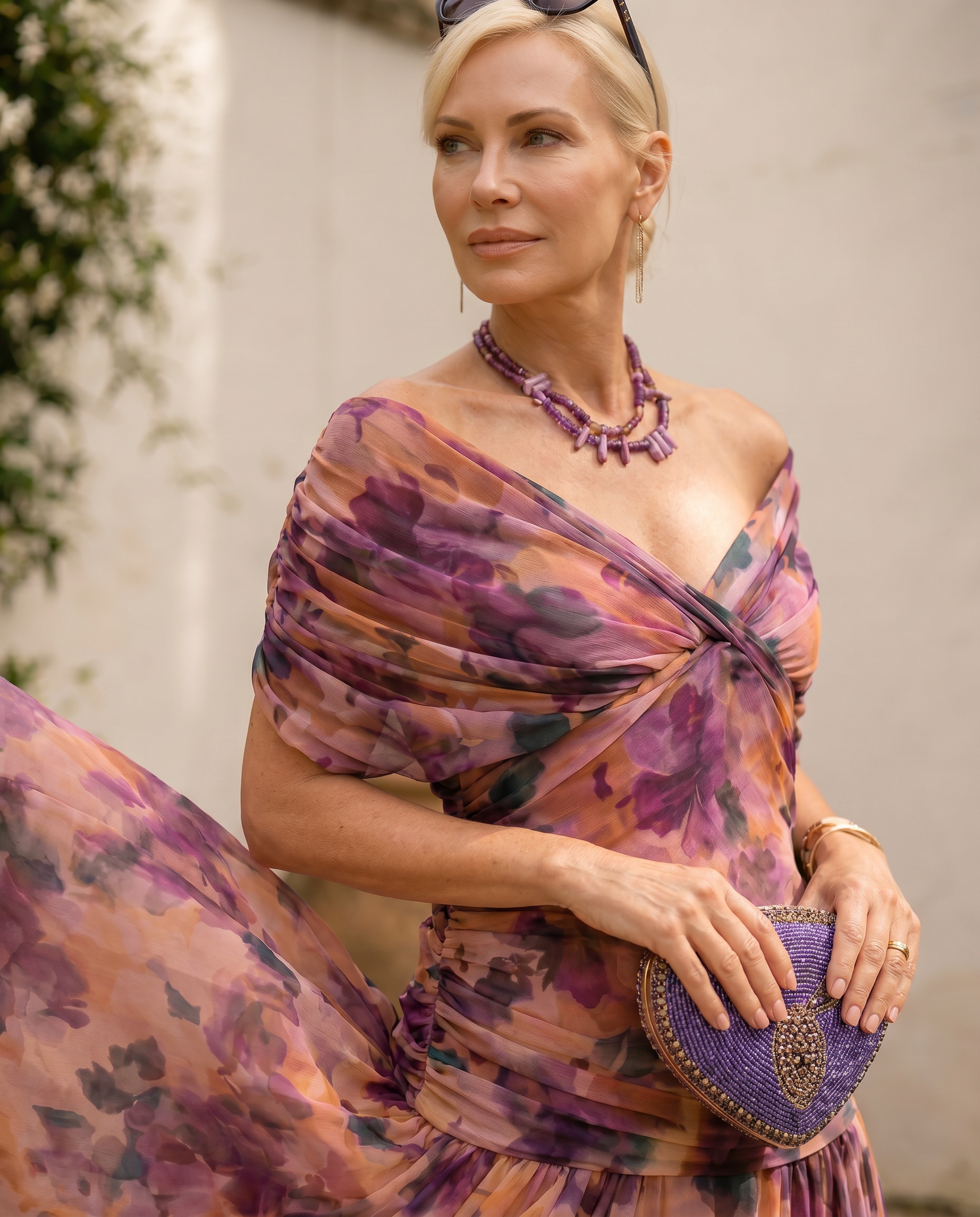 Imani | Pleated-Waist Maxi Dress
