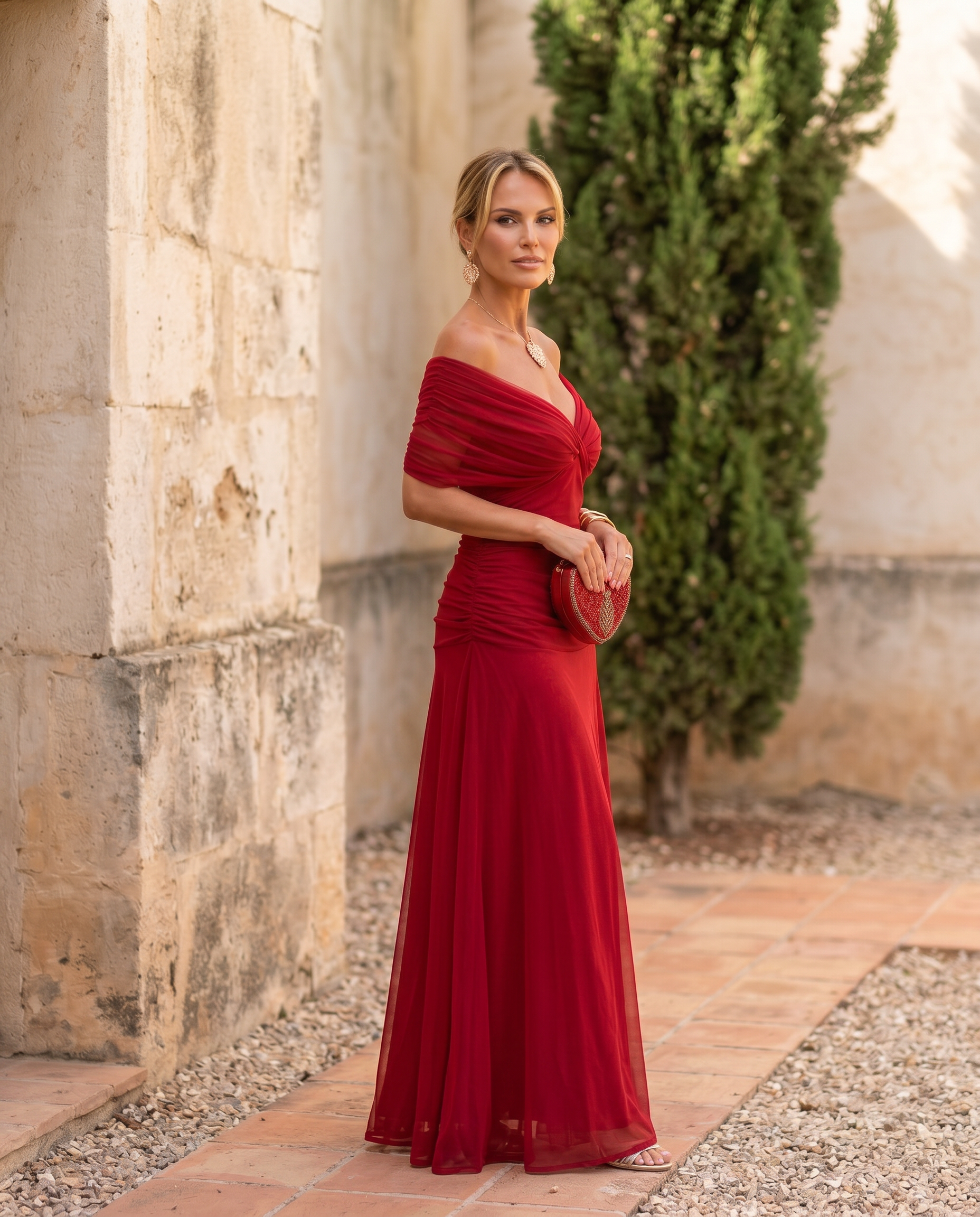 Imani | Pleated-Waist Maxi Dress