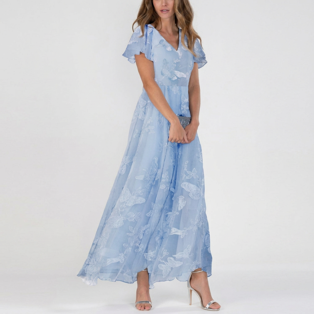 Marisol | V-Neck Floral Maxi Dress
