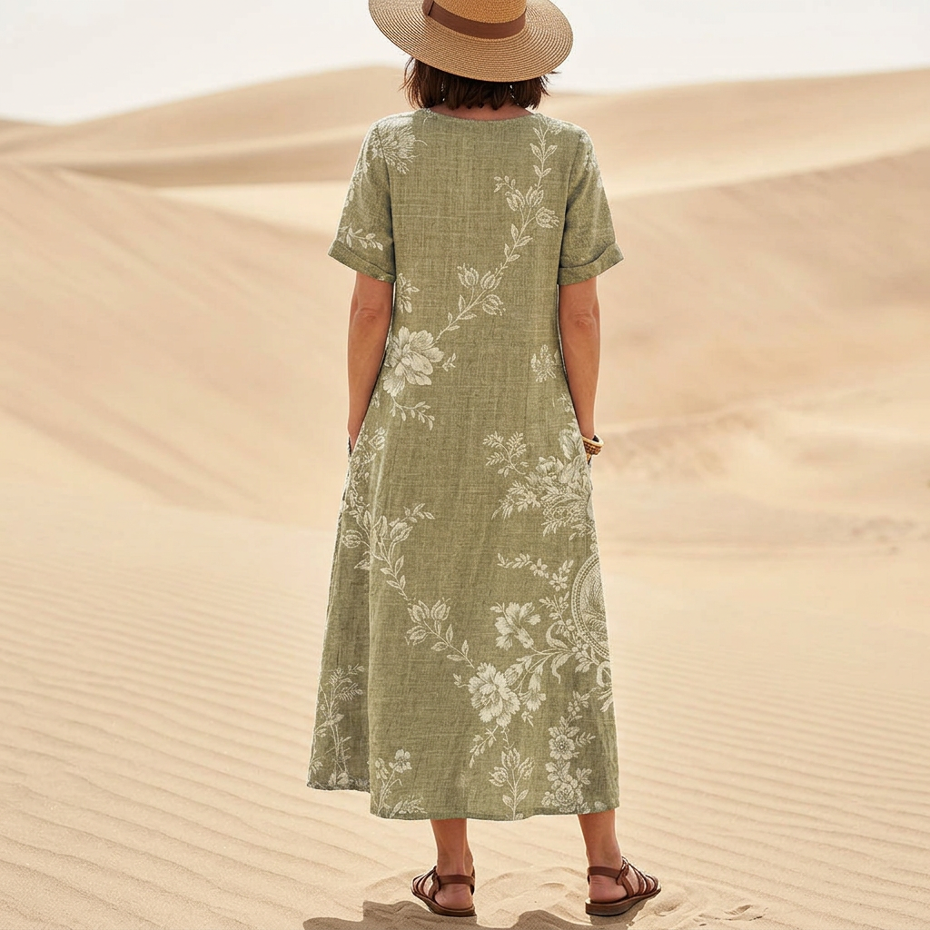Maya | Linen Pocket Dress