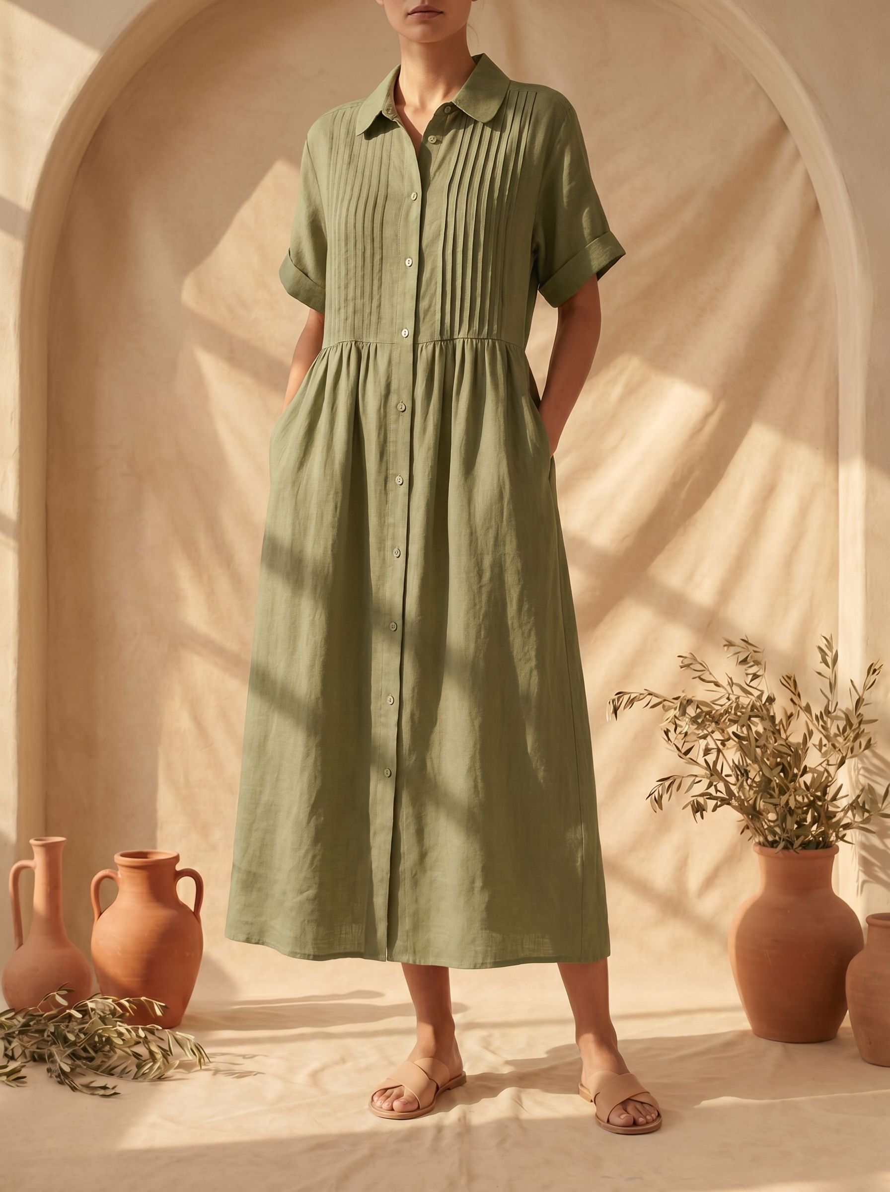 Lysandra | Lightweight Summer Shirt Dress