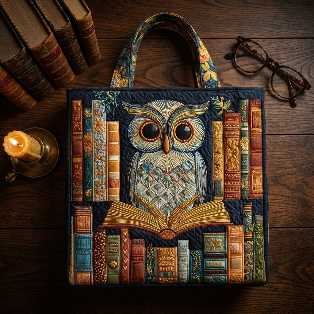 Artisan Tote - Owl and Vintage Books