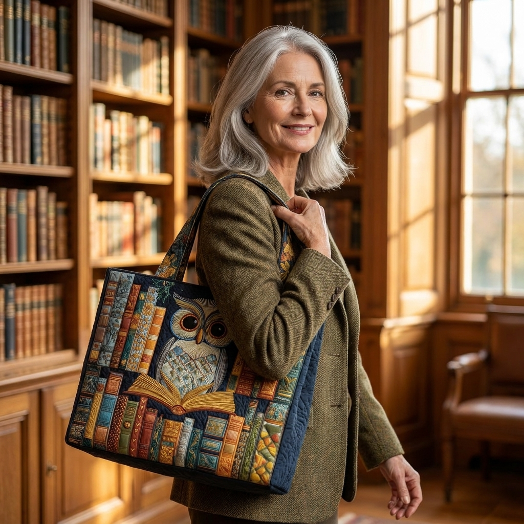 Artisan Tote - Owl and Vintage Books