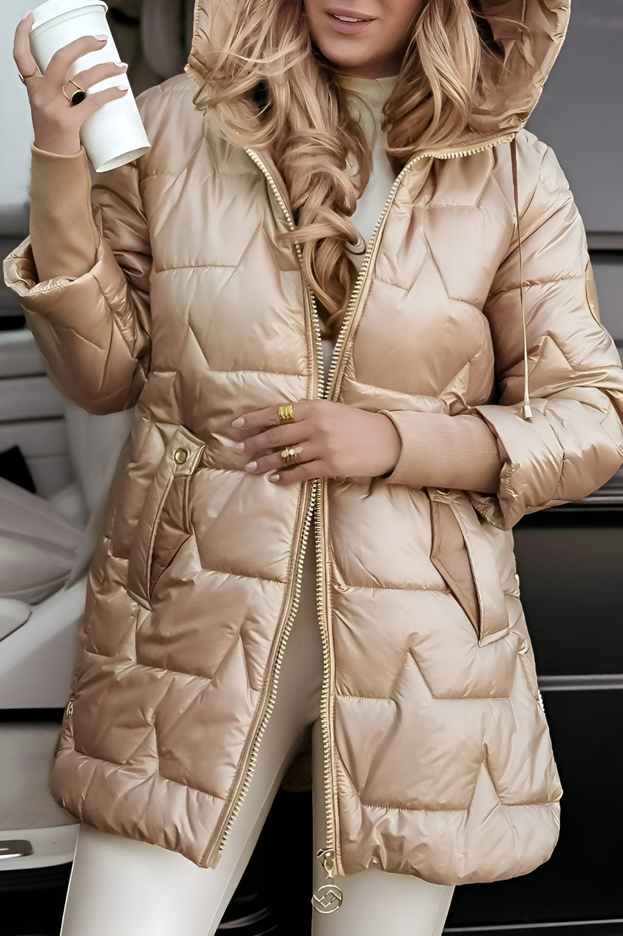 Long Quilted Jacket