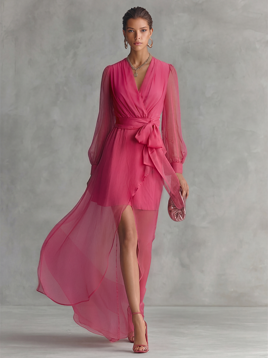 Vivian | Chiffon Maxi Dress