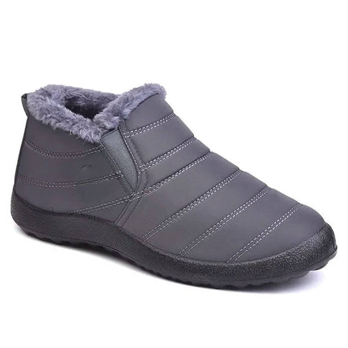 Thermal Warm Ankle Snow Boots with Plush Fur Lining and Anti Slip Soles