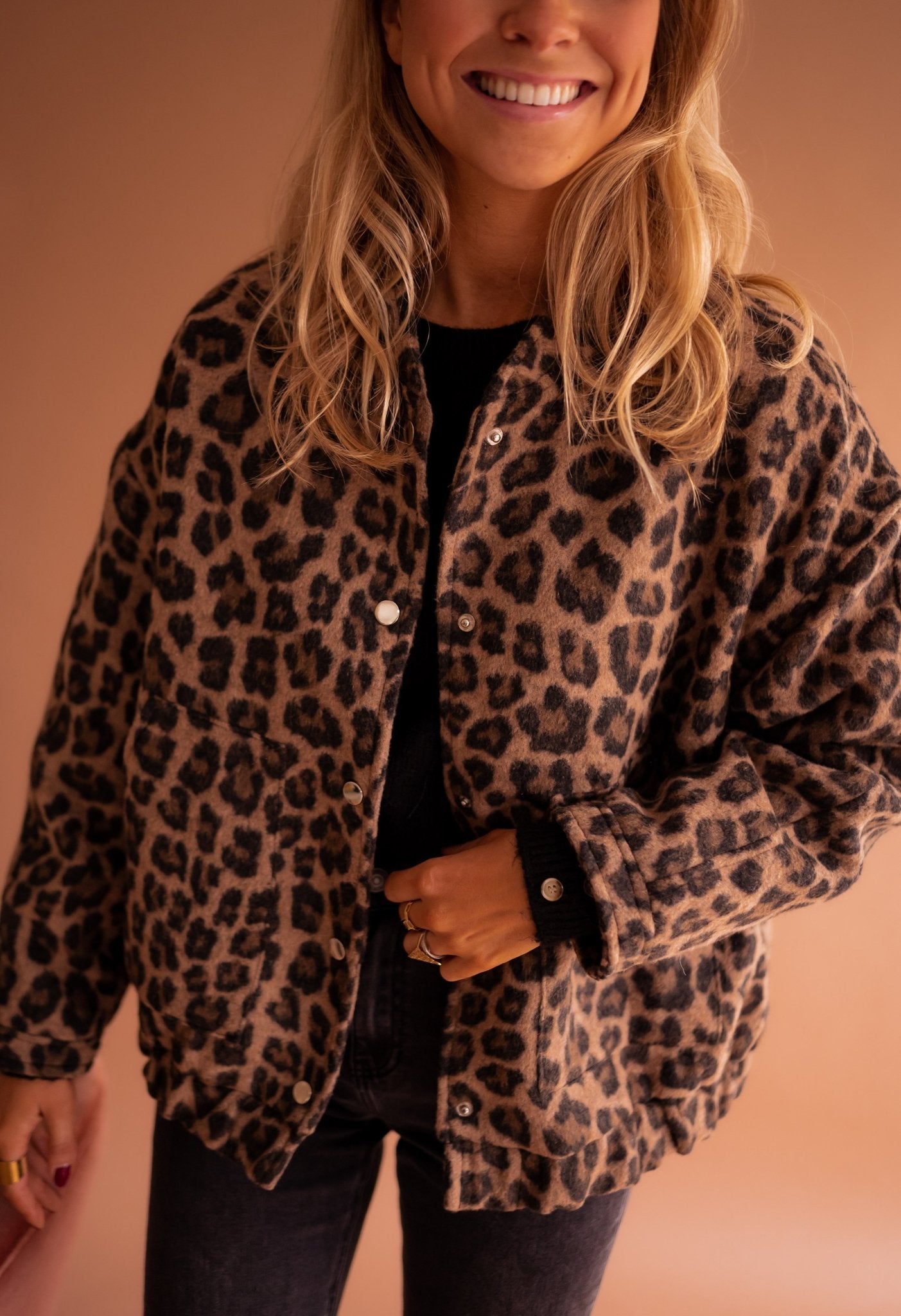 Lightweight Leopard Print Jacket