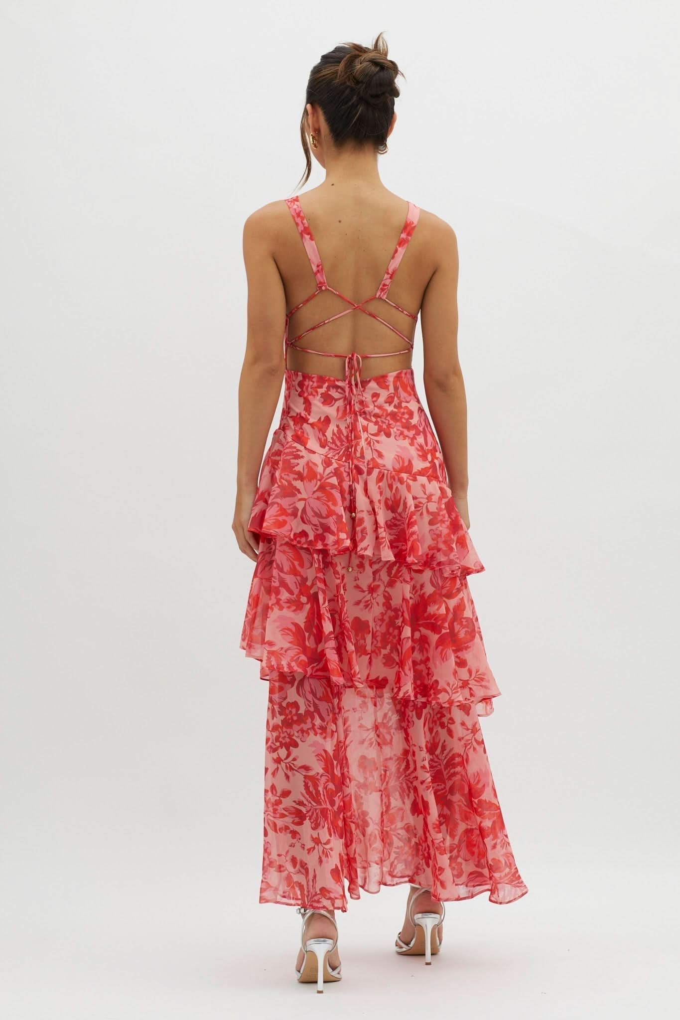 Eva | Midi Dress with Ruffles