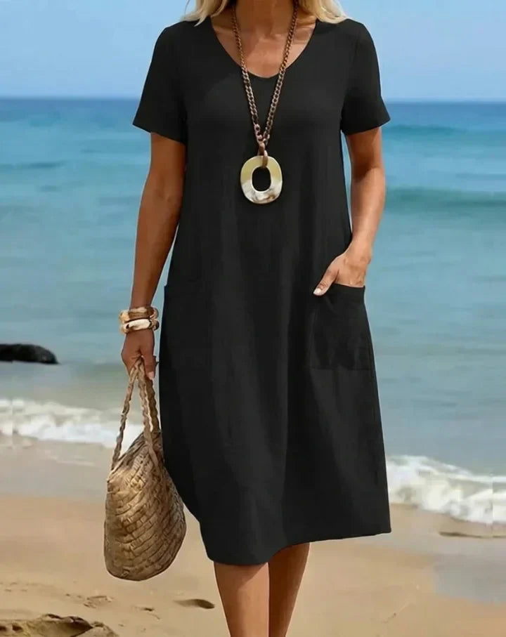 Orianeâ„¢ | Fluid Casual Maxi Dress