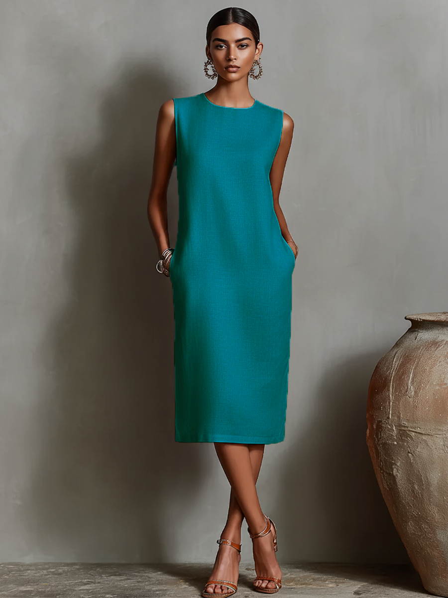 Maya | Linen Shift Dress