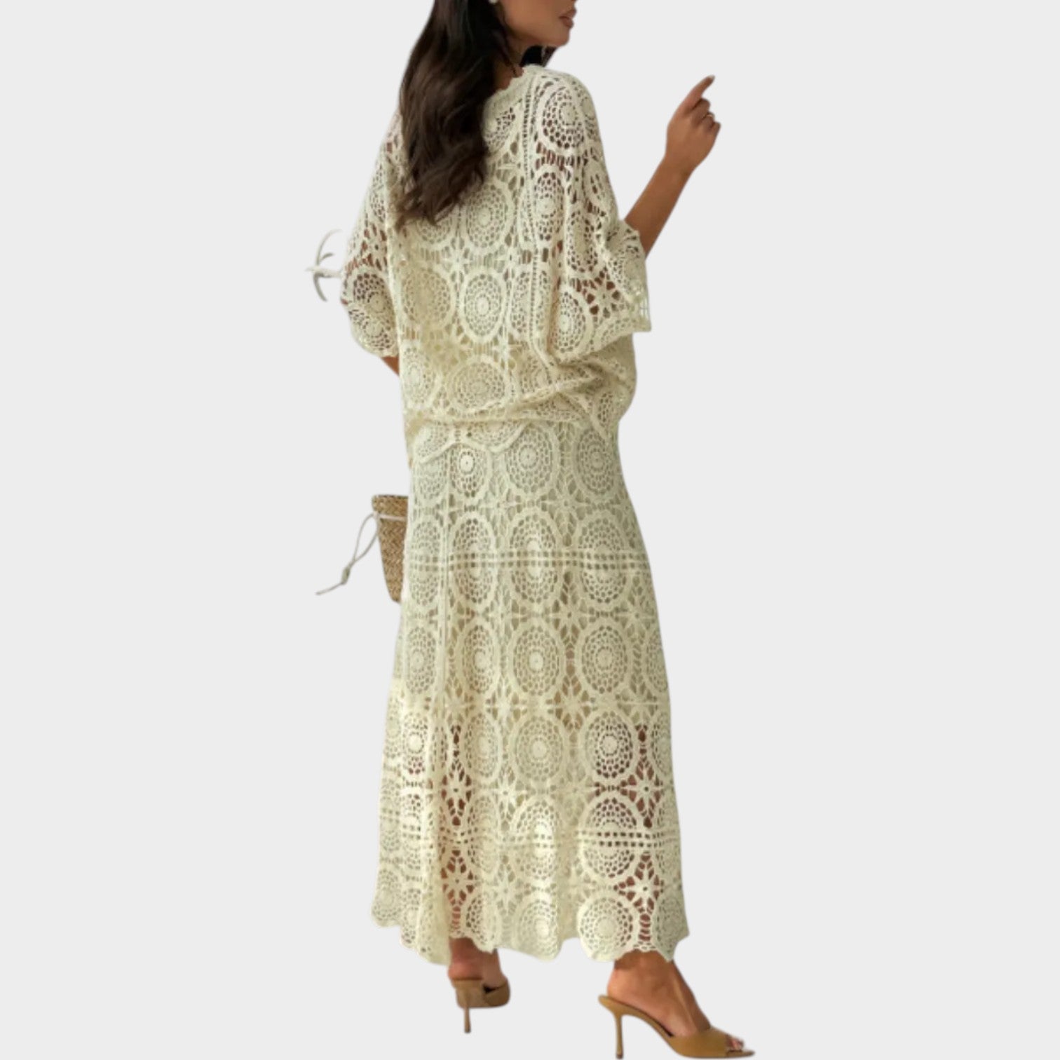 Evelyn | Crocheted Maxi Dress