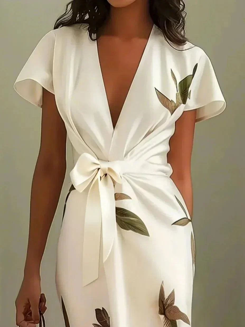M&H | Satin Midi Dress