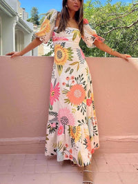 M&H | Square Neck Maxi Dress