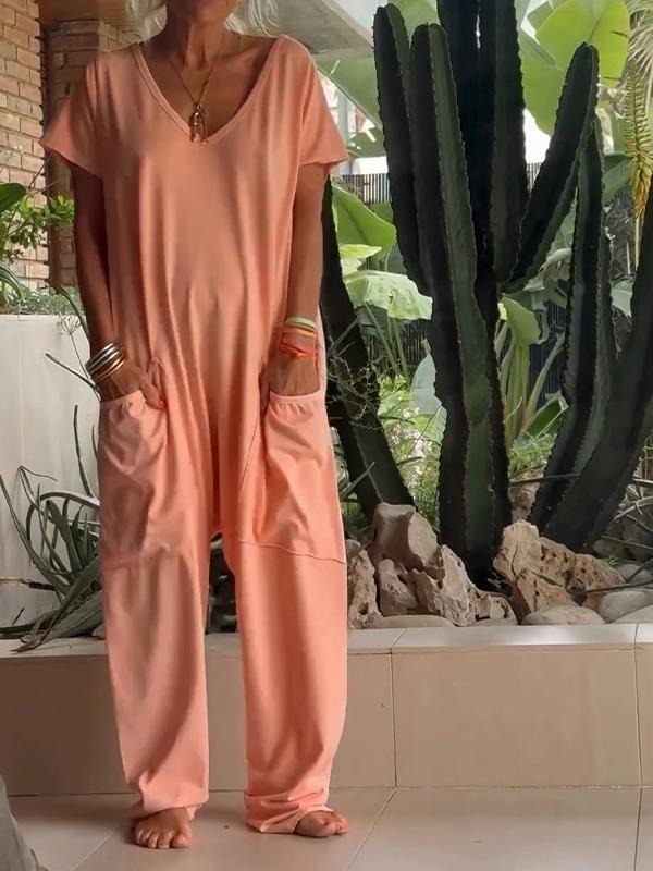 Ayla  V-neck Jumpsuit