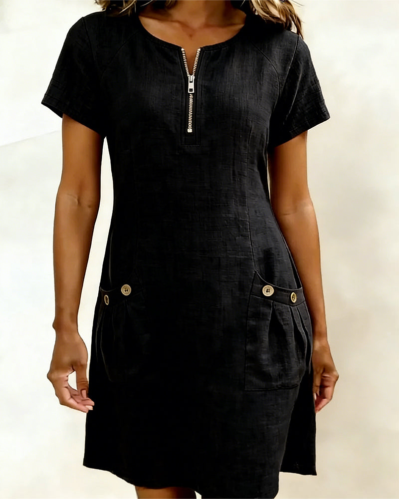 Scarlett | Cotton-Linen Dress