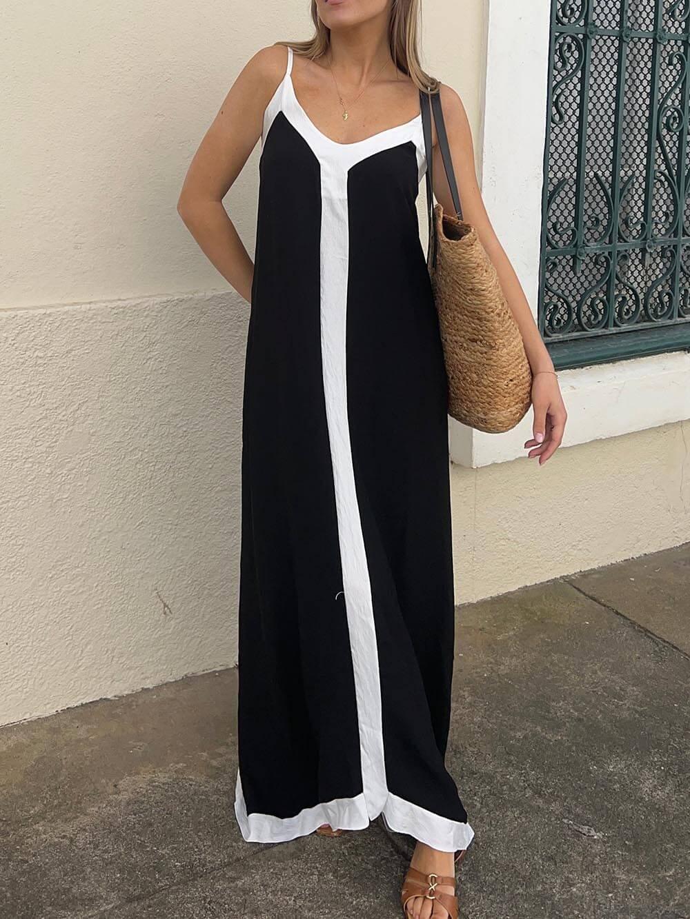 M&H | Colorblock Midi Dress