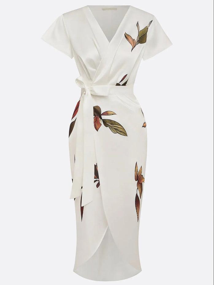 Floral Wrap Dress