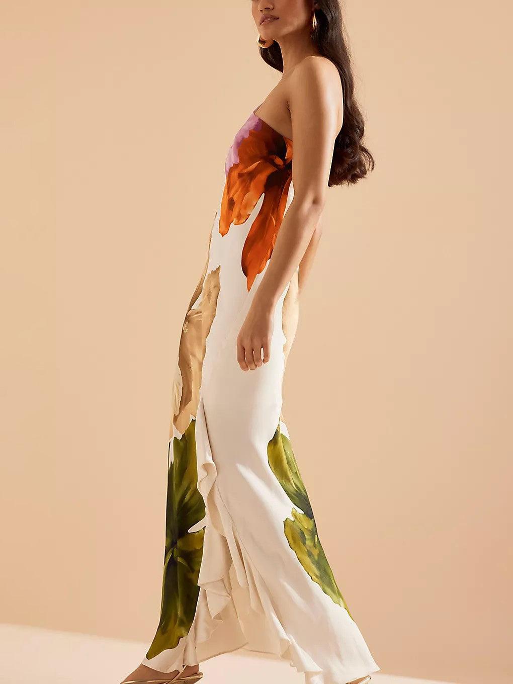 M&H | One-Shoulder Maxi Dress
